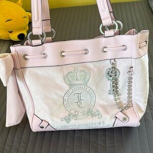 Juicy Couture Light Pink Tote with Charm